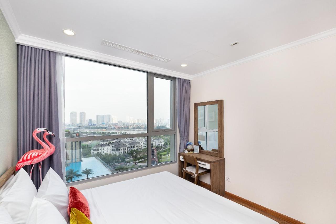 Hoasun Boutique Apartment - Vinhomes Central Park Ho Či Minovo Město Exteriér fotografie