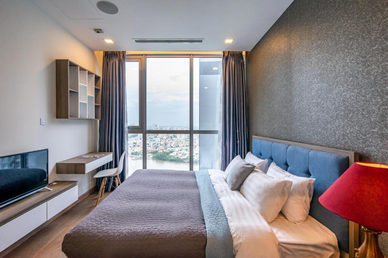 Hoasun Boutique Apartment - Vinhomes Central Park Ho Či Minovo Město Exteriér fotografie